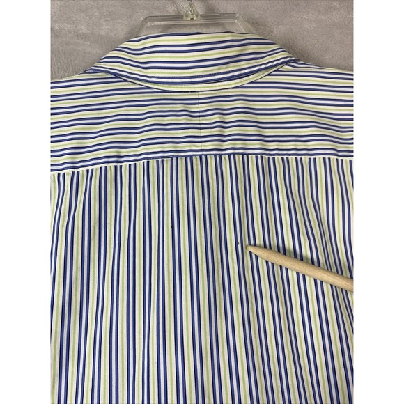Vintage Ralph Lauren Men’s Classic Fit 2XLT‎ Long Sleeve Button Down Striped - Picture 8 of 8